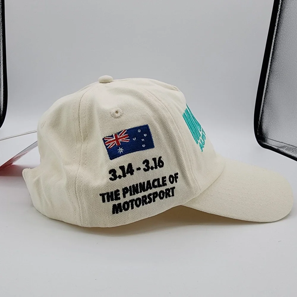 Formula 1 Melbourne Australia Southern Land Twill Snapback‎ Hat Cream NEW w/ Tag